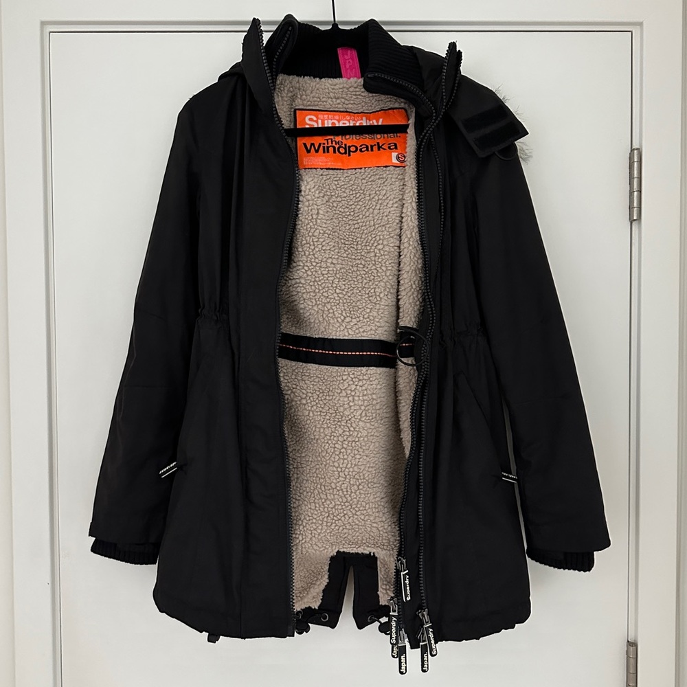 Superdry The Windparka - Women’s Winter Parka Jacket - Small